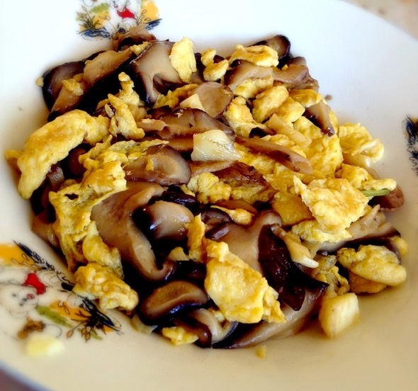 香菇炒雞蛋
